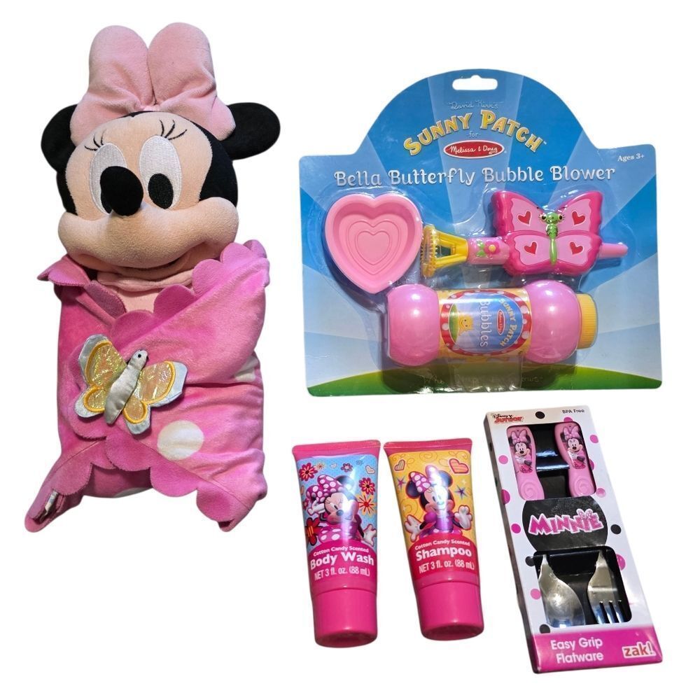 Disney Baby Minnie Mouse Plush Bundle
